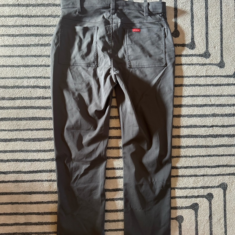 Topo Designs Gray Chinos Straight Leg - Picture 2 of 2